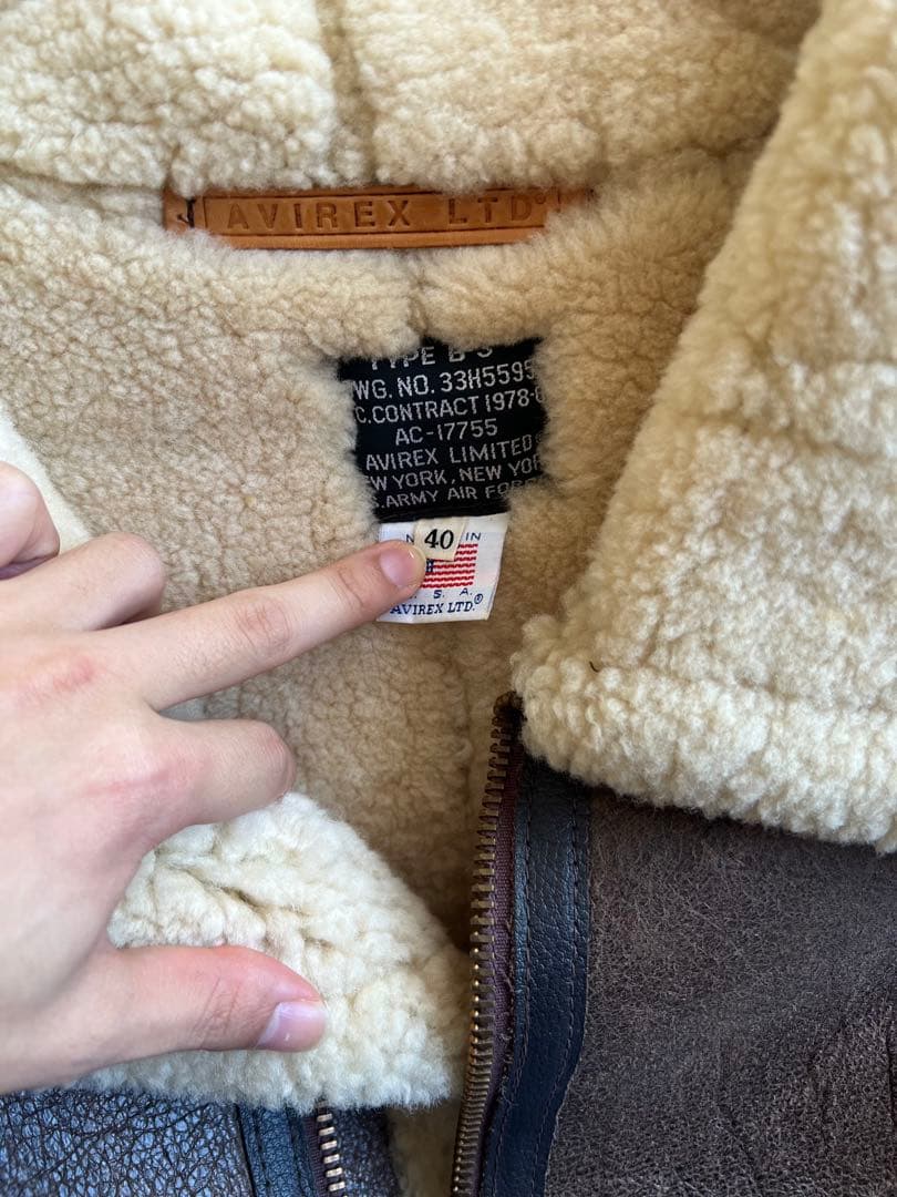 な*め様 USA製AVIREX レザージャケット