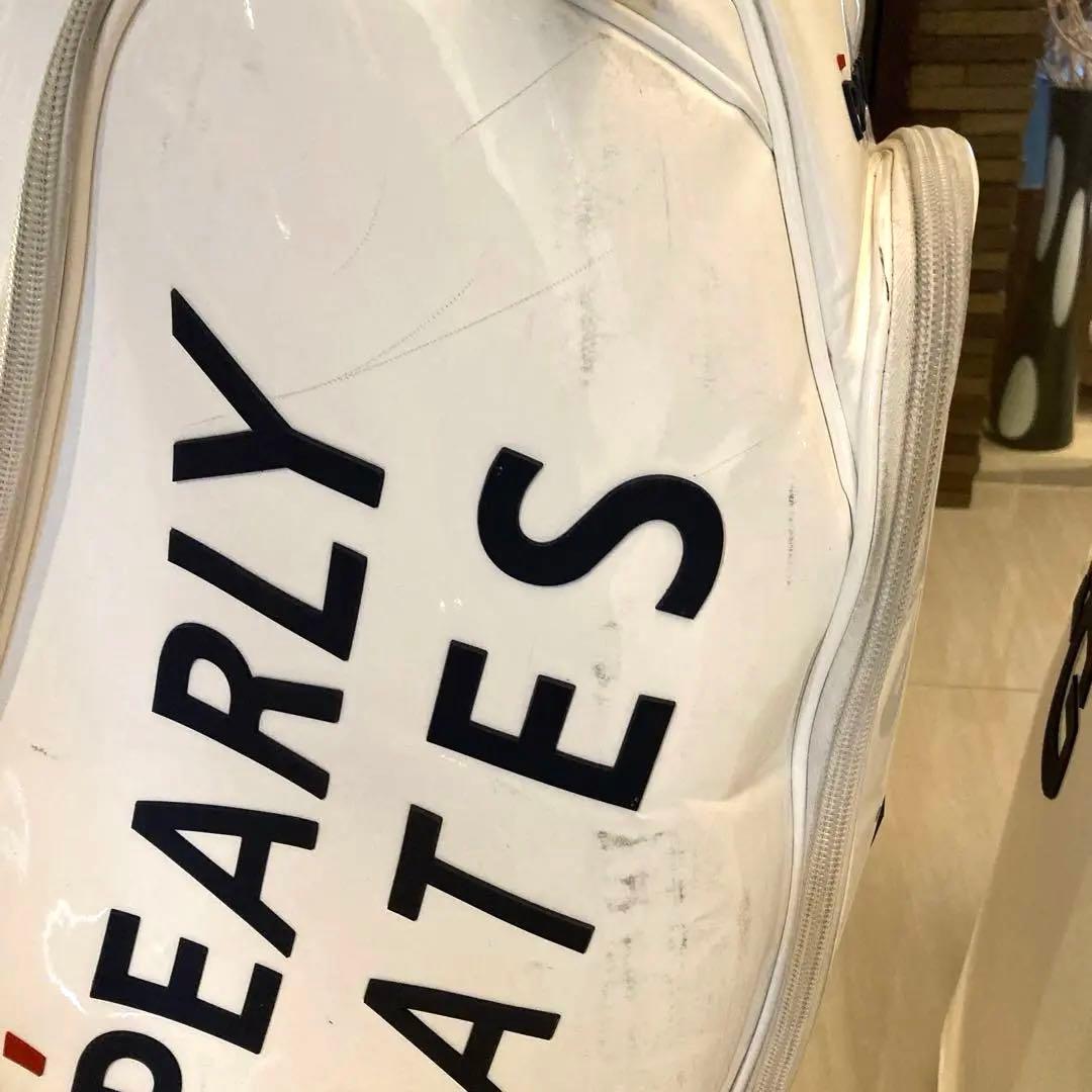 パーリーゲイツ　キャディバッグ　ゴルフバッグ　　　白　ホワイト