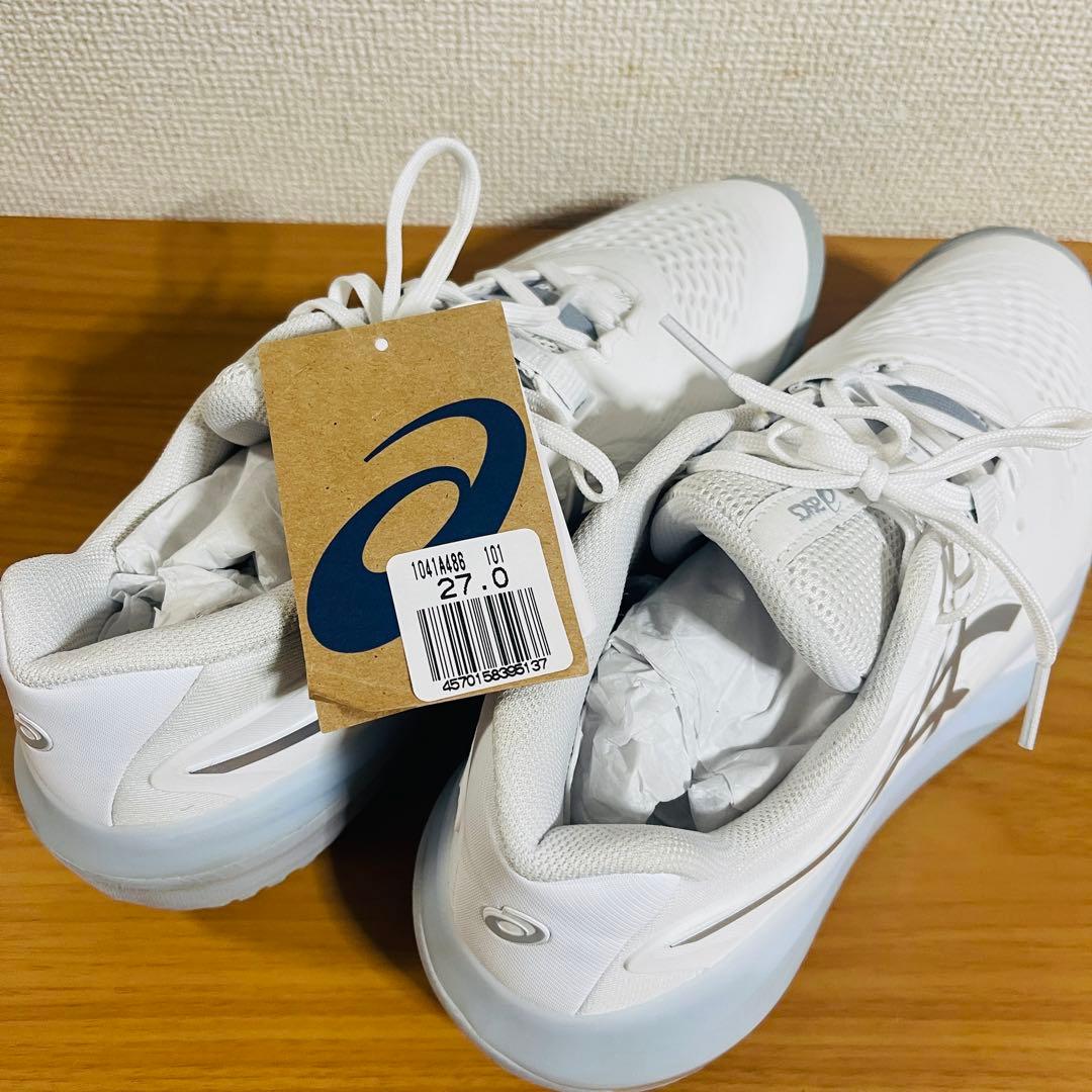 テニスシューズ　アシックス オムニ・クレー ゲルレゾリューション X ワイド