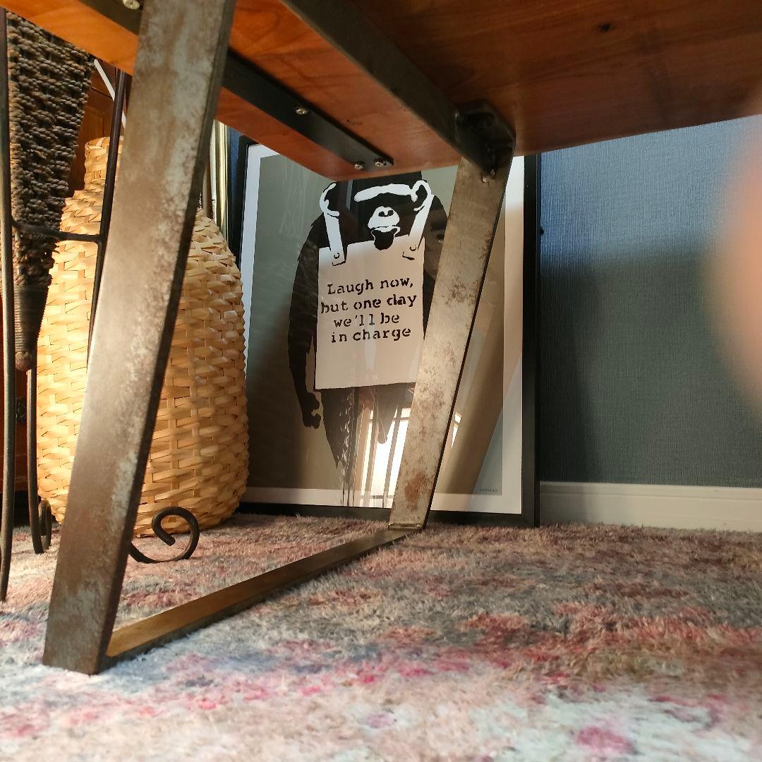 NOCE ノーチェ アカシア天然木無垢材 コーヒーテーブル アイアン脚