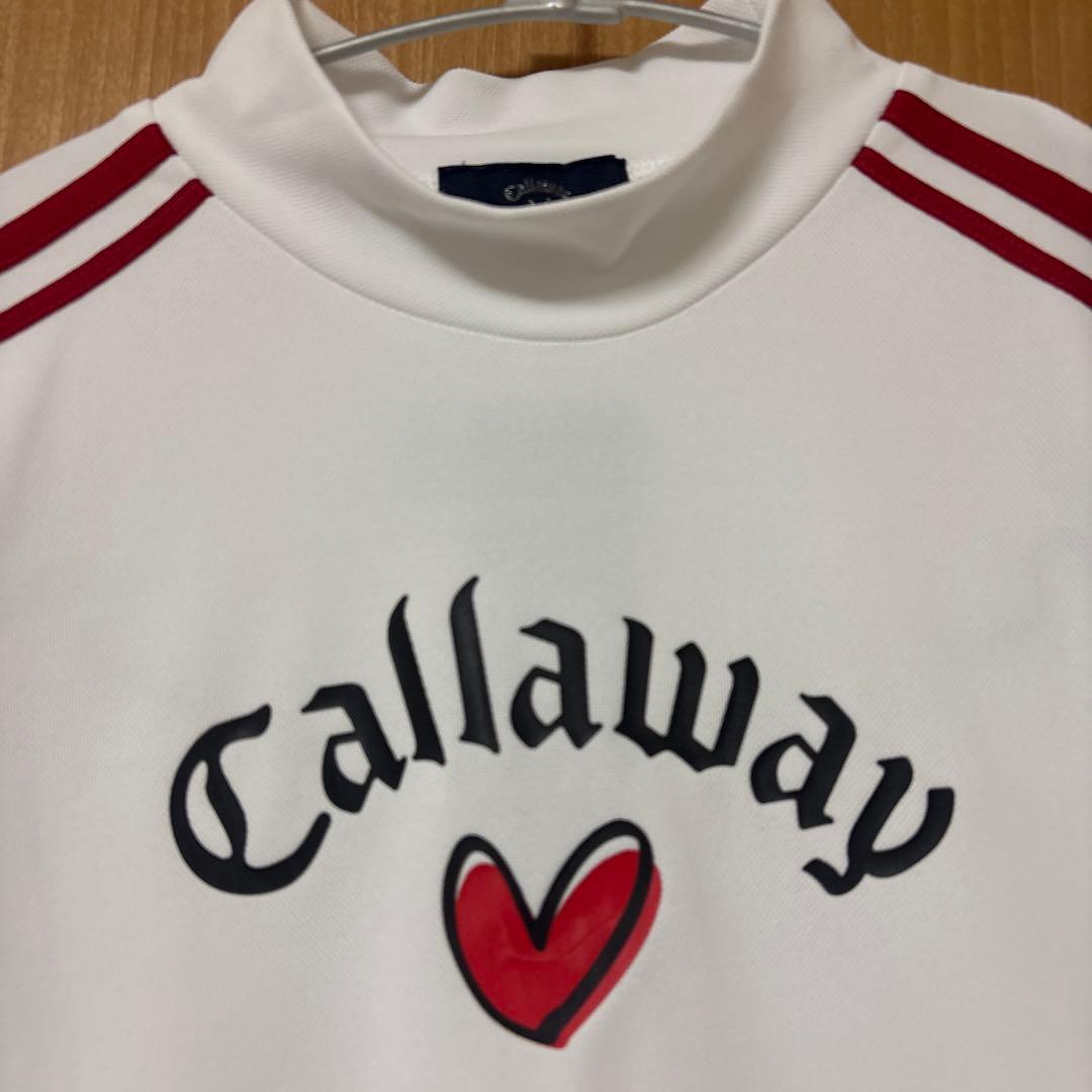 新品タグ付LoveCallawayモックネックトップス半袖LLラブキャロウェイ