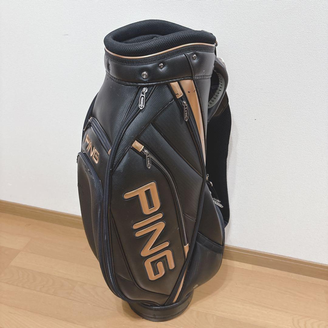 K337 PING ブラック ブラック COPPR キャディバッグ フード無し