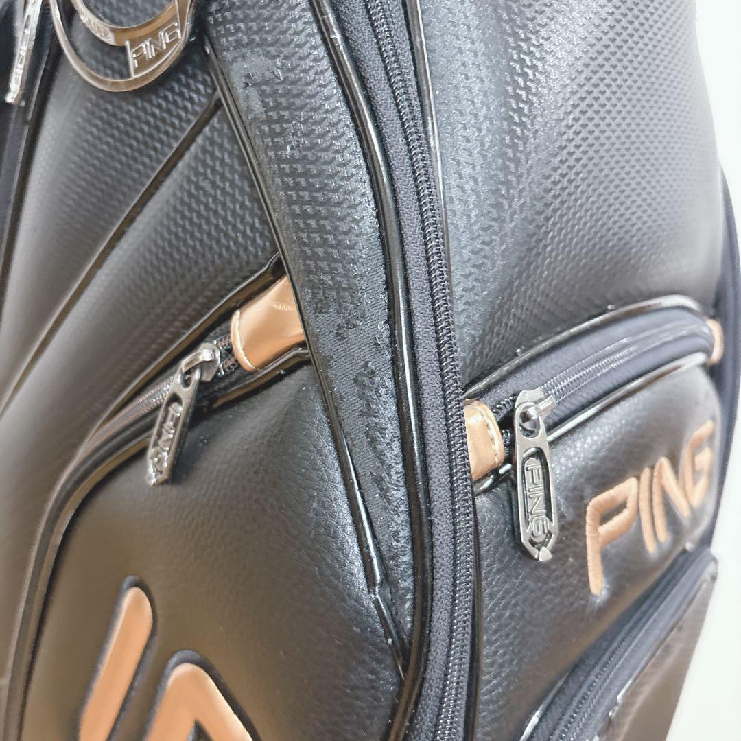 K337 PING ブラック ブラック COPPR キャディバッグ フード無し