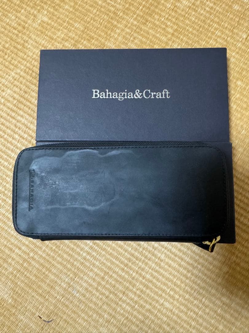 廣瀬鐵筆堂モデル　バハギア&クラフト　クレイジーホースレザー　ペンケース