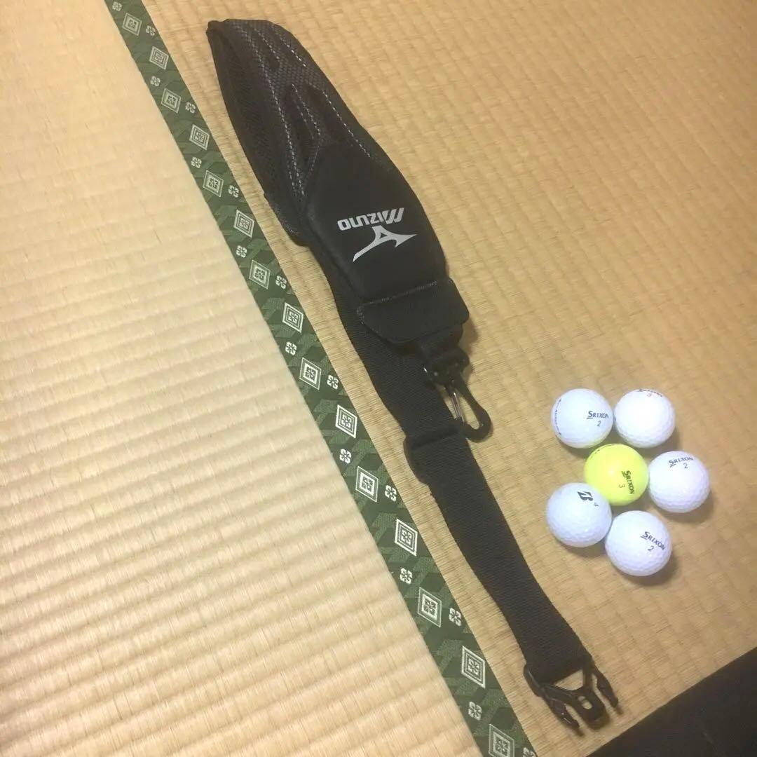 ミズノゴルフキャディバッグ＋クラブ類一式セット【19本豪華セット／まとめ売り】