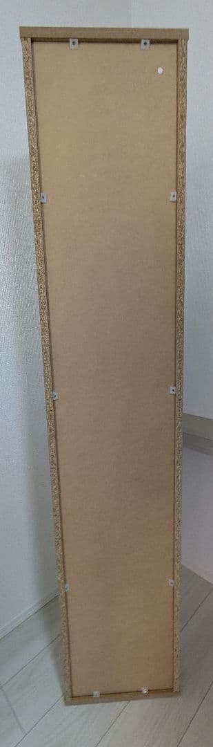 全身鏡付き木製収納ラック