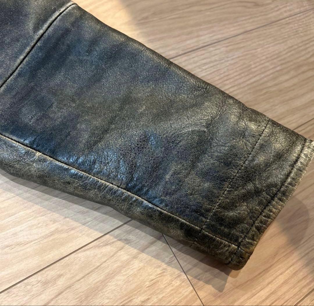 DKNY レザーコート