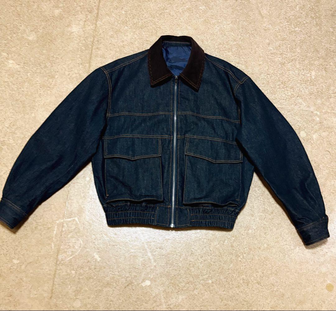 WETTEMPT　Sサイズ　 デニムハンティングブルゾン　リジットデニム