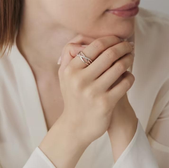 【お値下げ！50％OFF！・4℃・10号・新品リング】エターナルシルバー リング