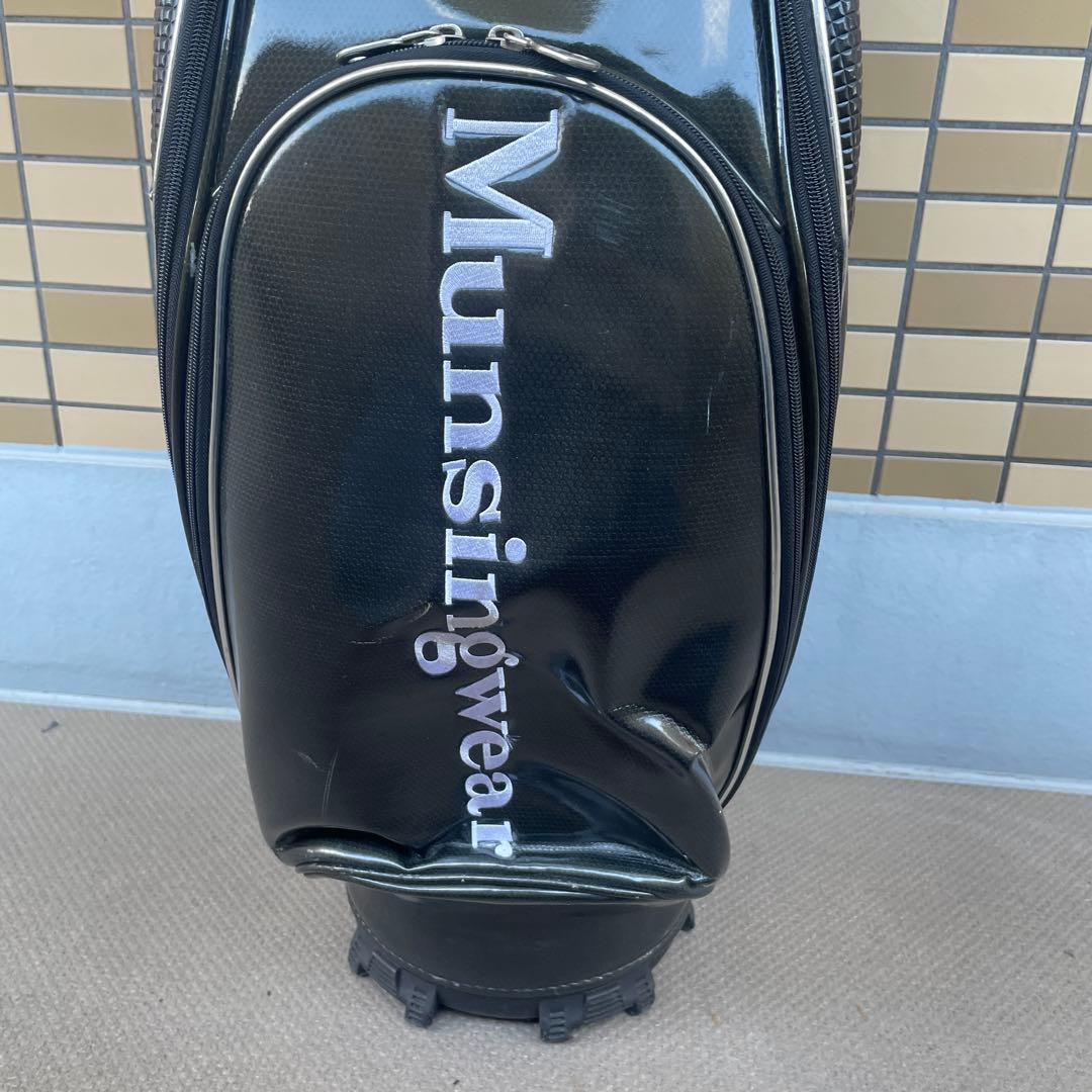 【中古】マンシングウェア ゴルフバッグ キャディーバッグ 中古 ダメージあり