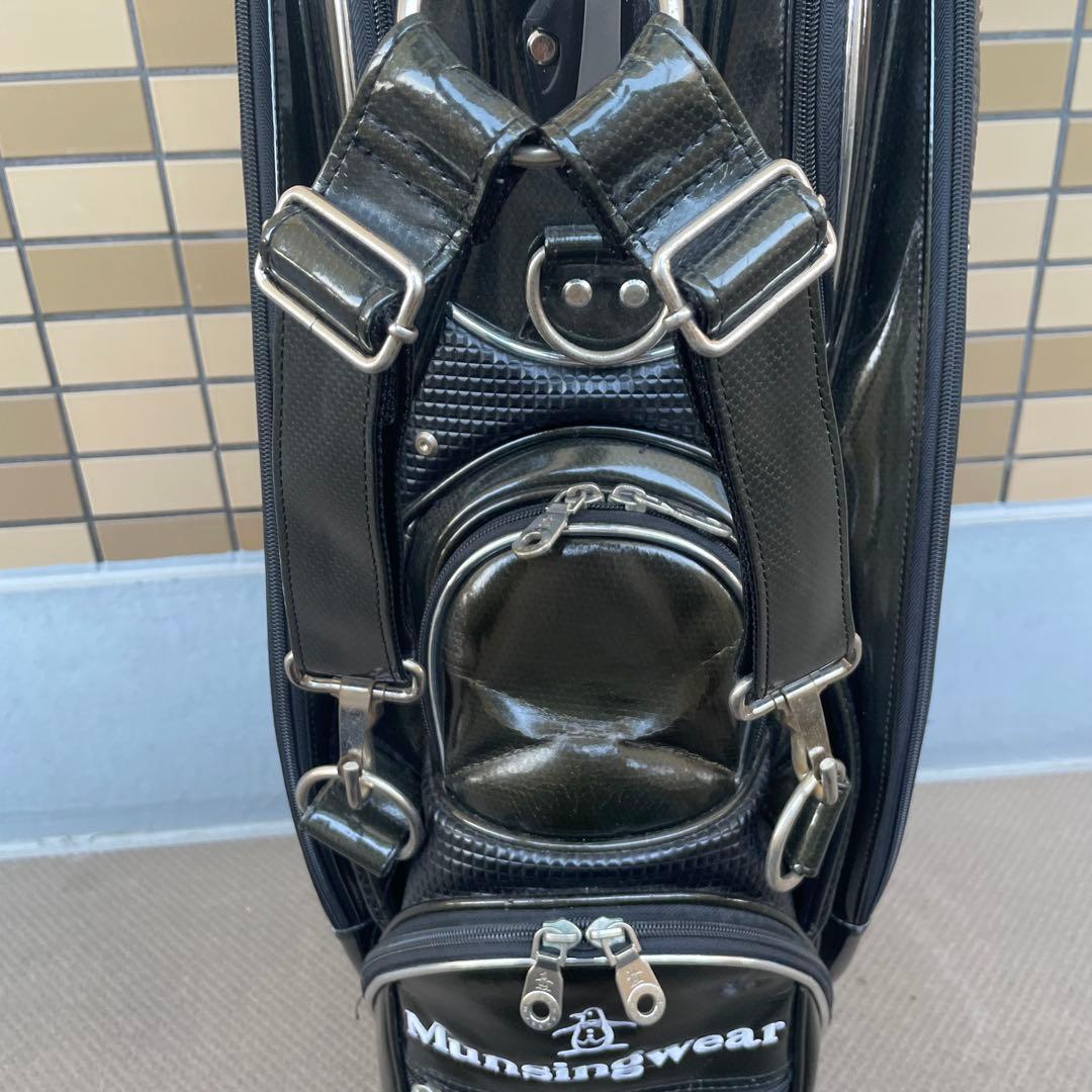 【中古】マンシングウェア ゴルフバッグ キャディーバッグ 中古 ダメージあり