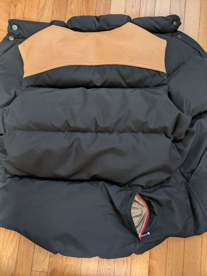 シエラデザイン✕アナクロノーム　60/40クロスレザーヨークダウンベスト