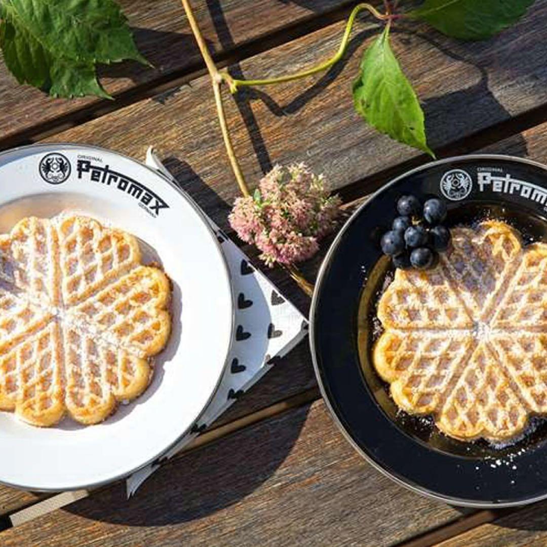 ペトロマックス　エナメルプレート 2枚入　WHITEとBLACKセット