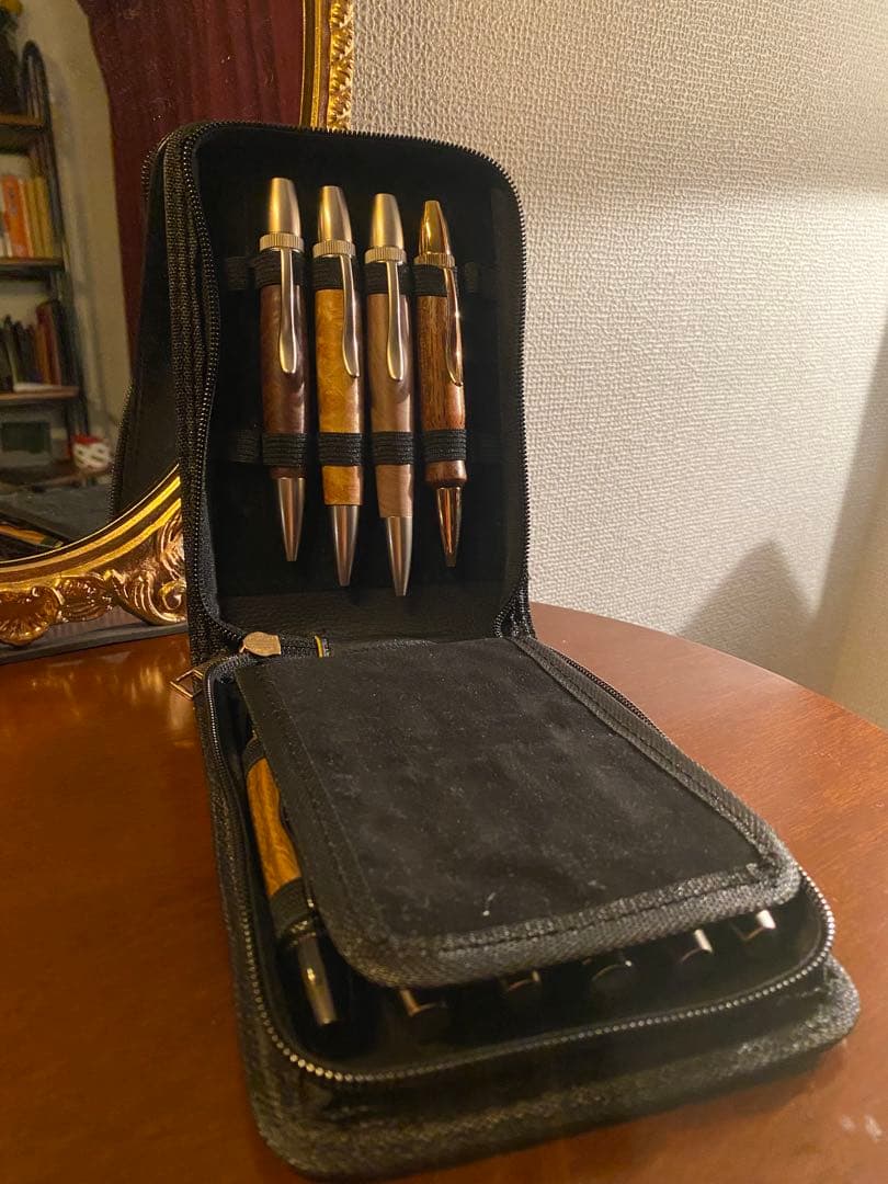 木軸のカスタムボールペン×10本分