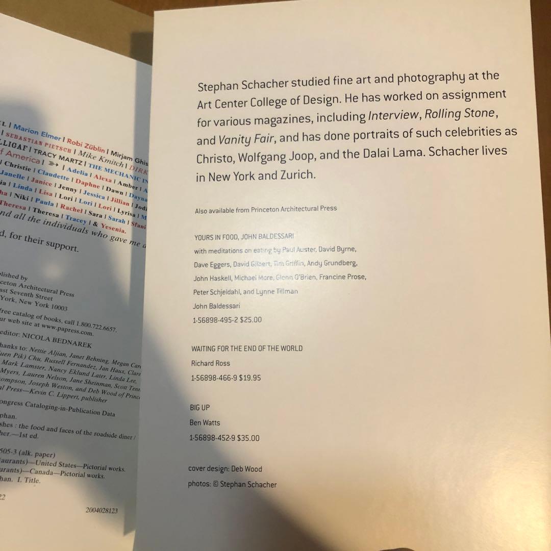 PLATES + DISHES STEPHAN SCHACHER サイン 写真集