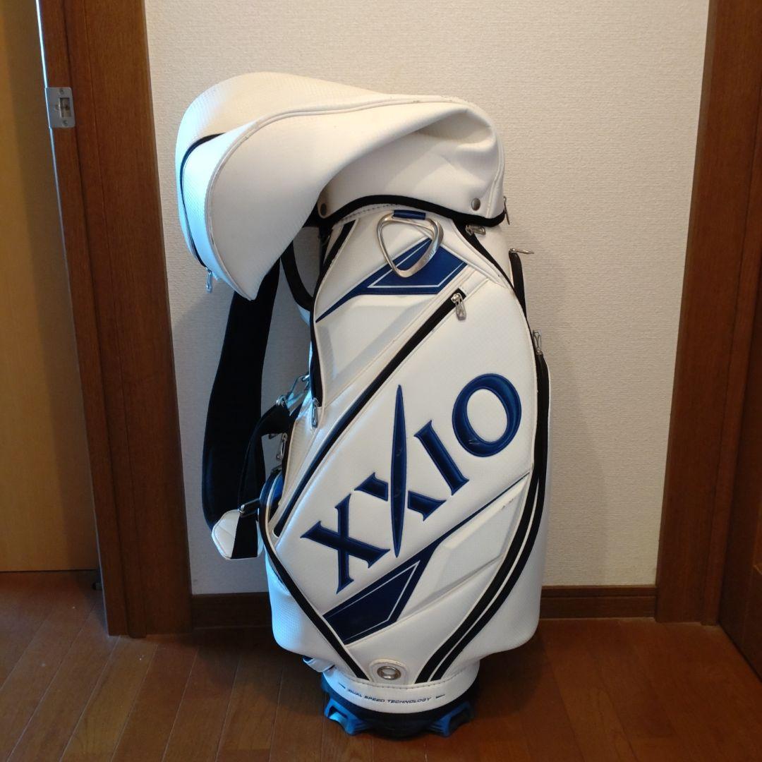ゼクシオ XXIO ツアーモデル キャディバッグ ホワイト ブルー