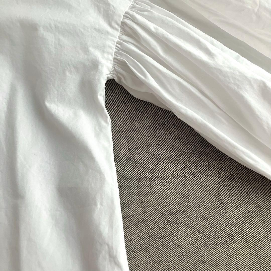 美品✨ウィムガゼット クルーネック 袖ボリュームブラウス