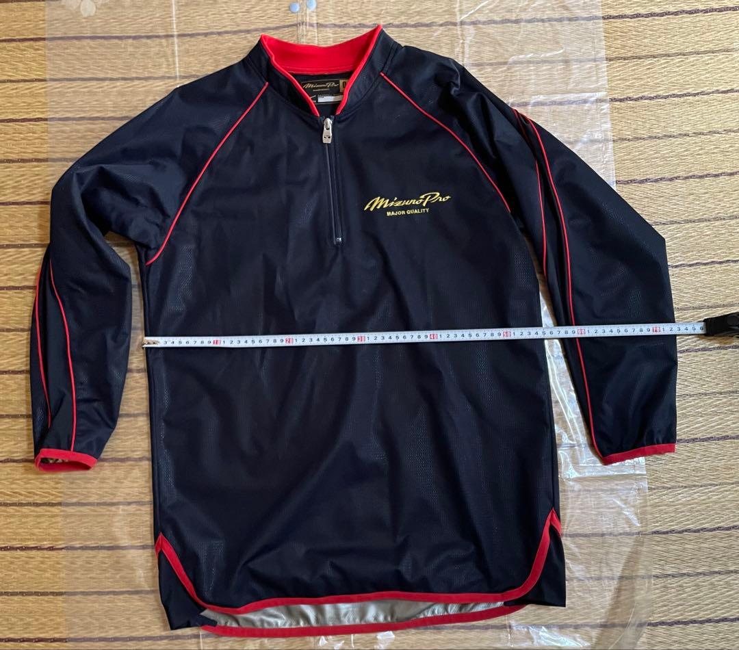 じ*じ様 ミズノプロ ハーフジップウィンド長袖シャツ