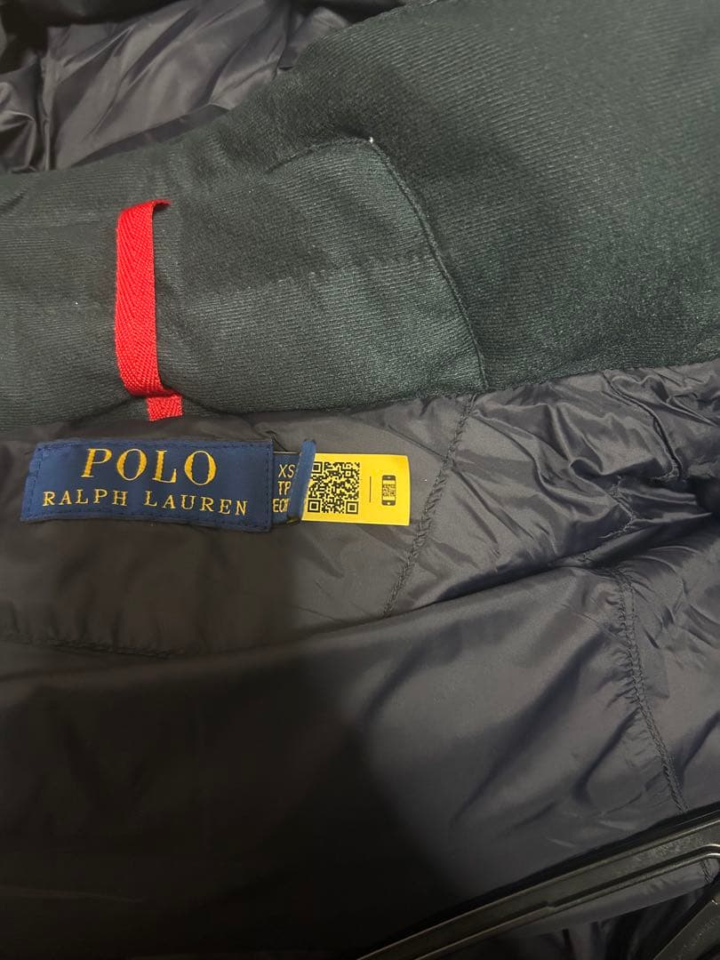 ラルフローレン ダウンベスト ビッグポニー メンズ 黒