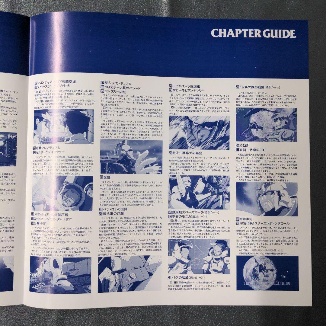 レーザーディスク　機動戦士ガンダム　0083　ガンダムF91　2枚　 生セル画付