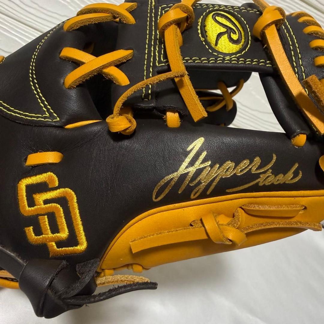 極美品　ローリングス 少年用軟式グラブ ハイパーテック　パドレス　2025モデル