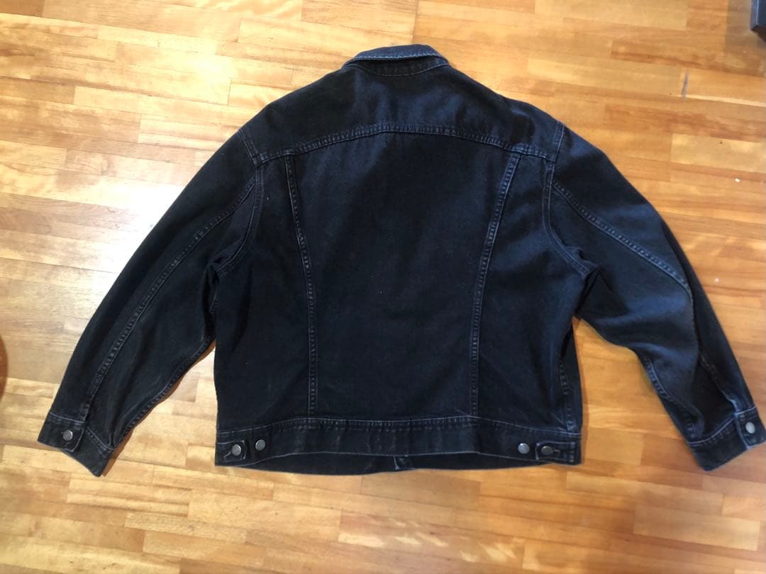 80s 90s 希少 LEE 220J 後染めブラック XL