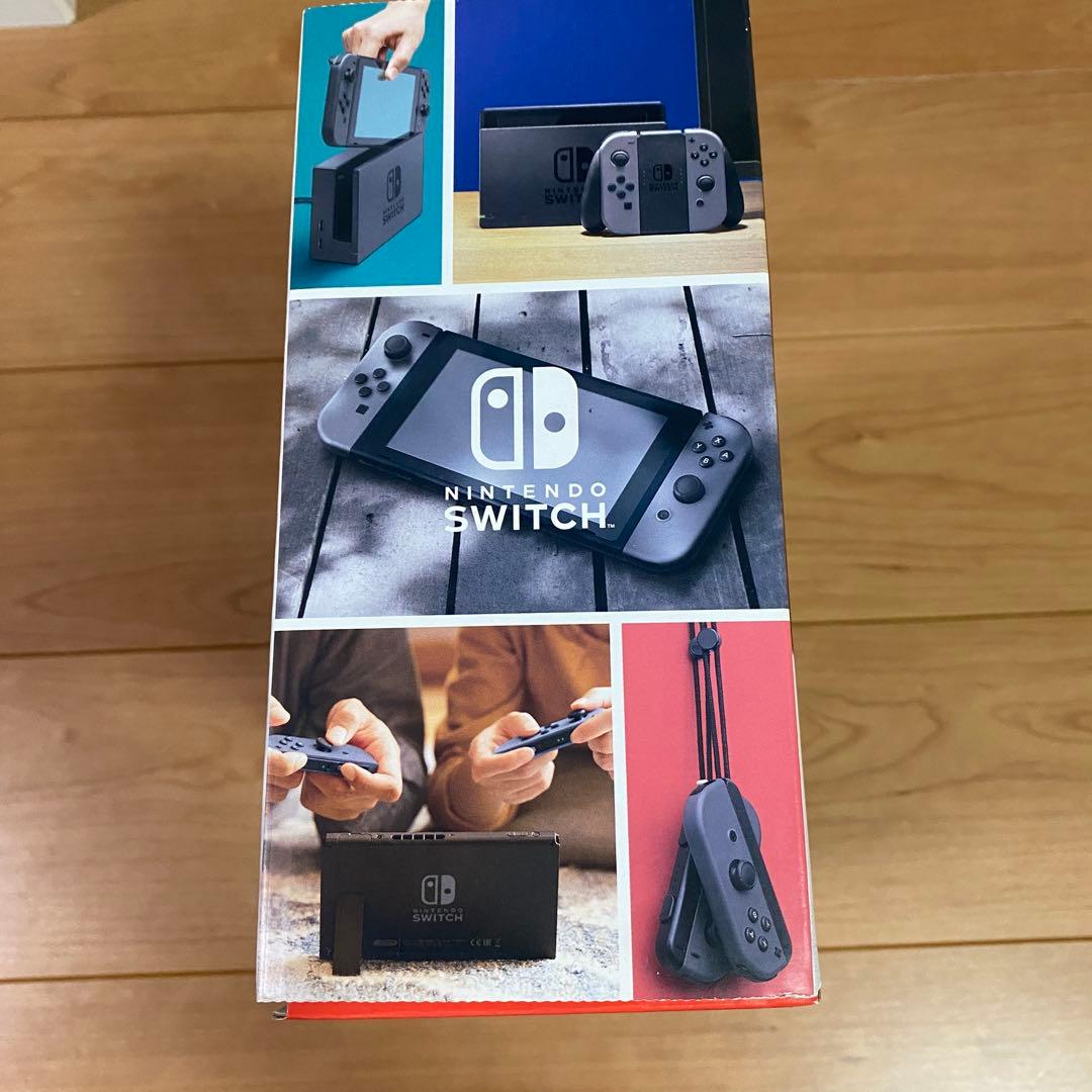 Nintendo Switch 本体 グレー ジョイコン 充電グリップ付