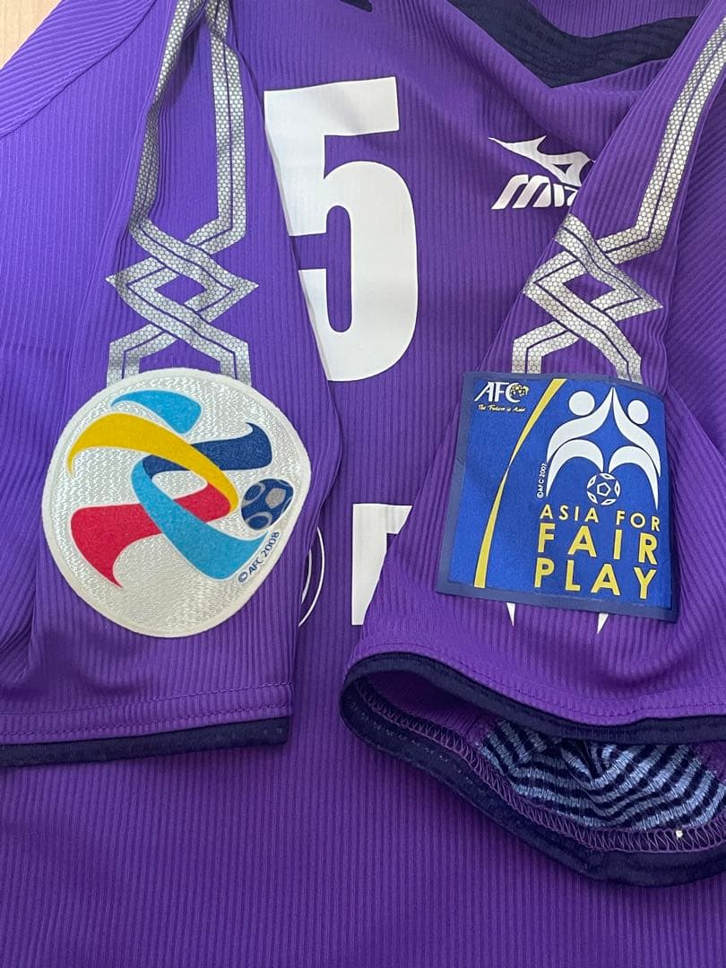 mizuno“サンフレッチェ広島15番髙萩洋次郎ACLユニフォーム“ミズノ