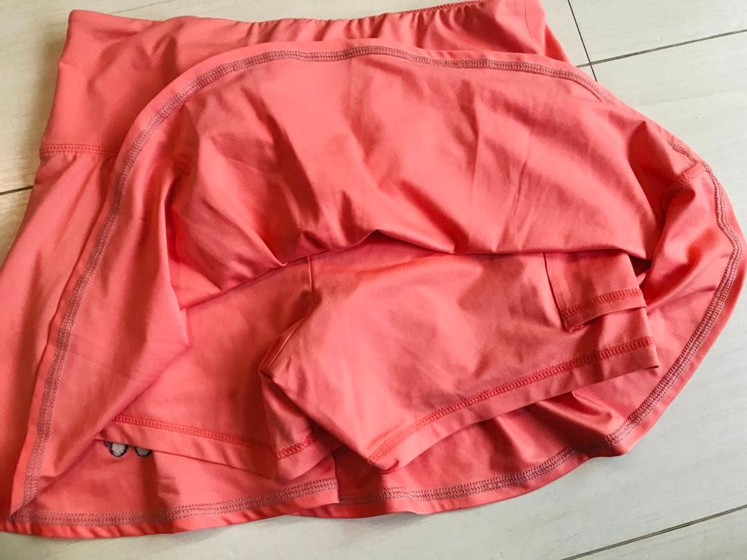 美品＊YONEXヨネックス＊コーラル×サックスブルーの切り替えデザイン上下セット