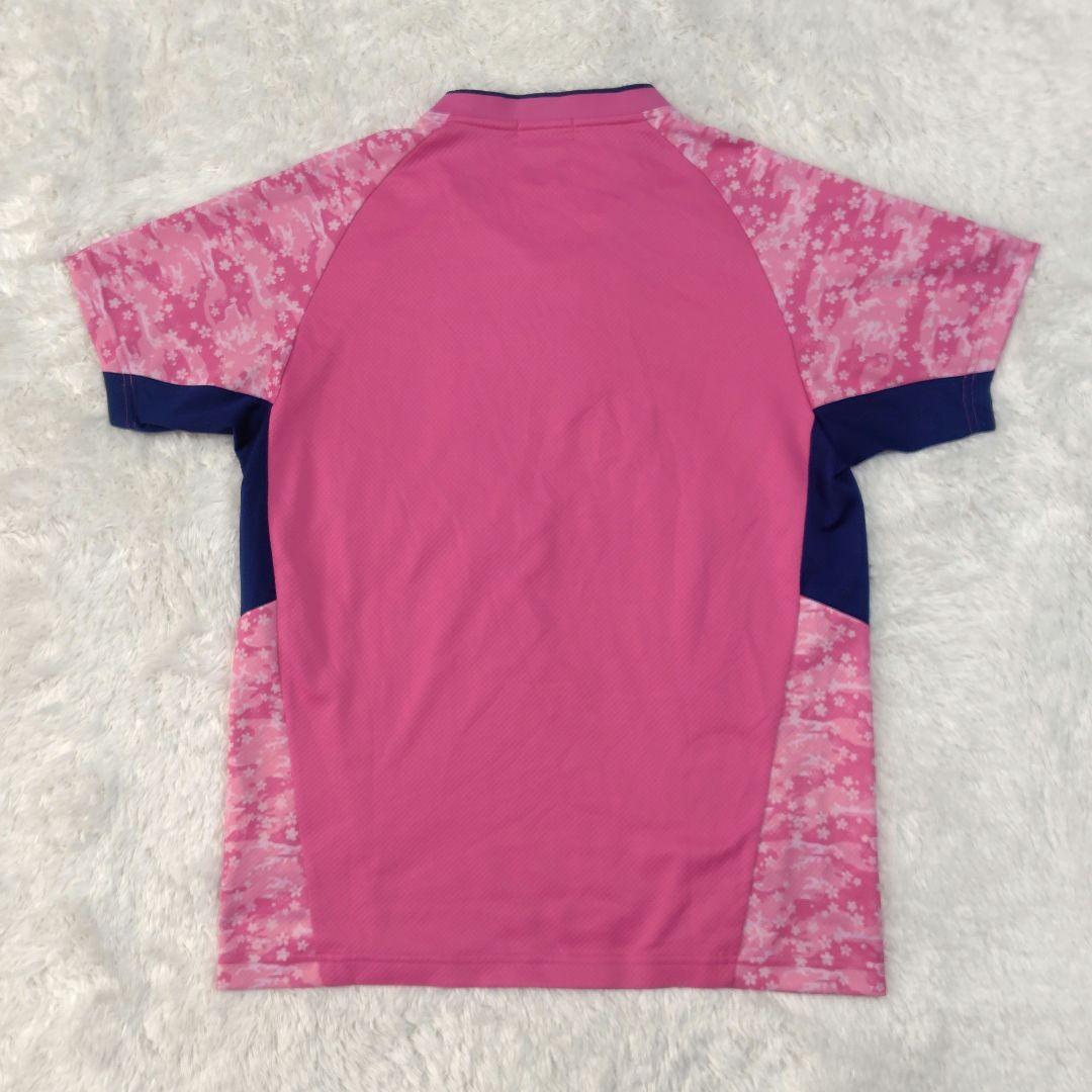 YONEX　バトミントン　日本代表　ゲームシャツ　桜　ピンク