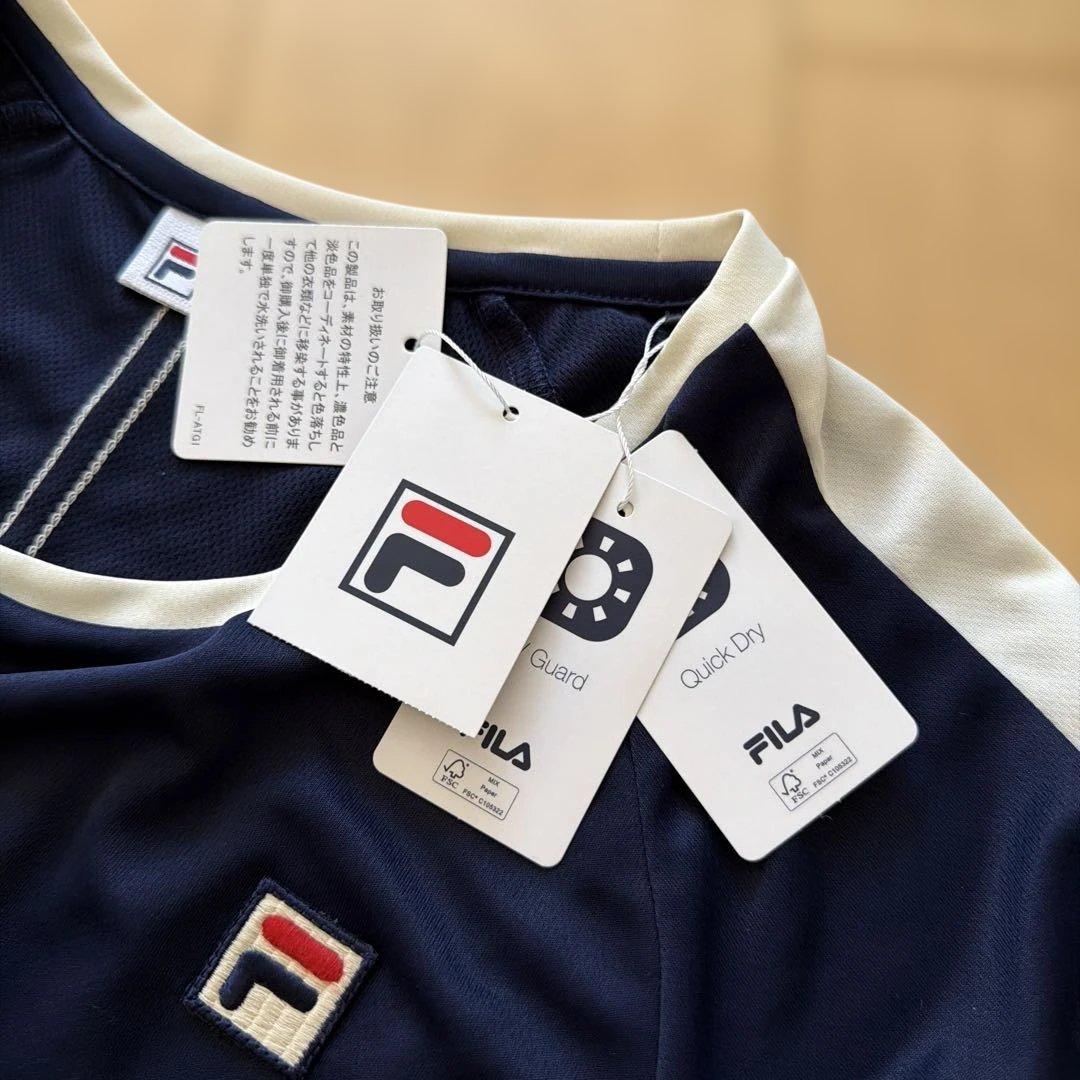 【新品・タグ付き】FILA レディース ワンピース EL0042 ネイビー