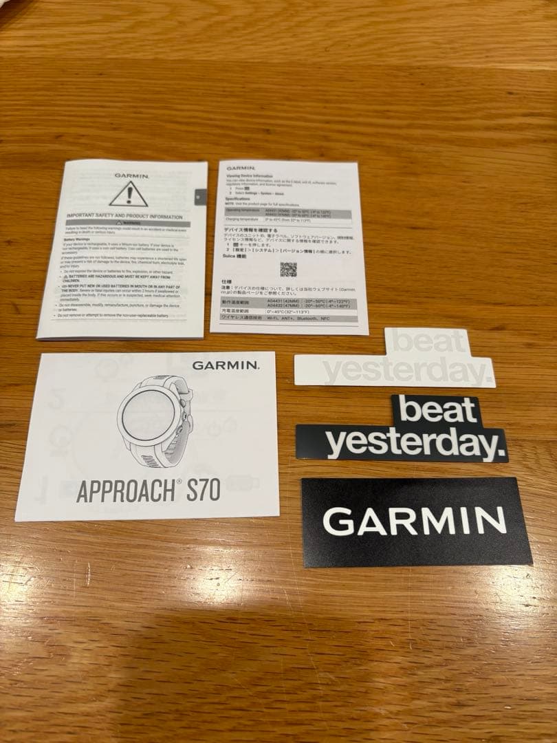 Garmin Approach S70 47mm おまけCT10を3個。