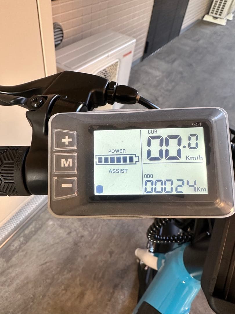 【ほぼ新品】EVERSET XING 電動アシスト自転車 青