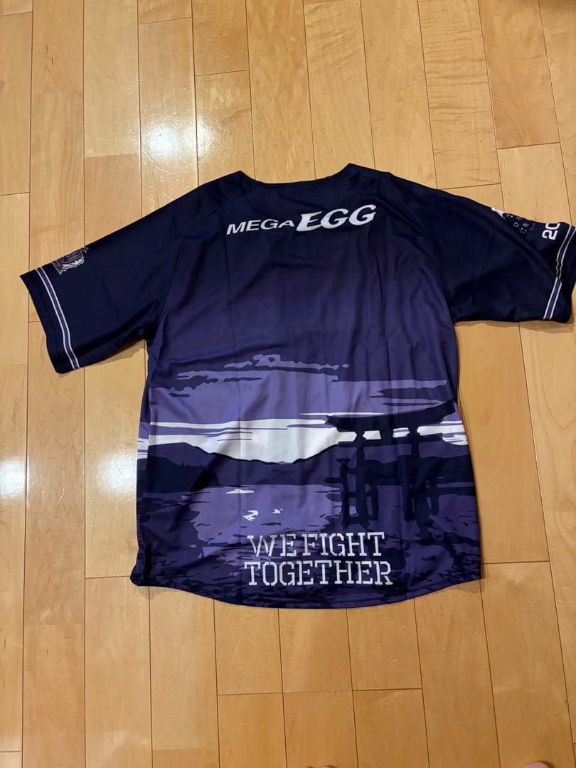 新品 未使用 サンフレッチェ広島 メガエッグ ベースボールシャツ ユニフォーム