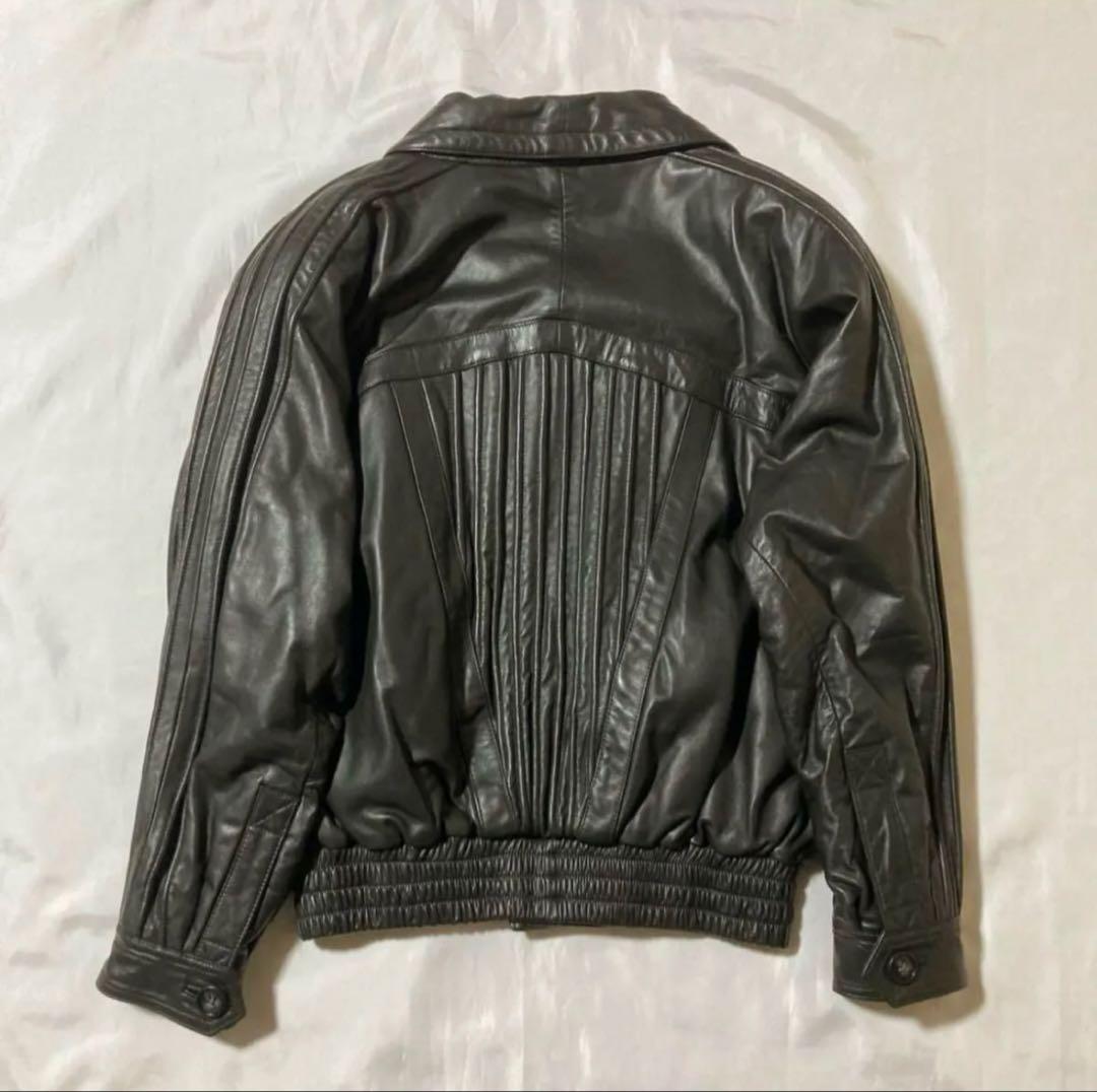 ヴィンテージ　MATSUOKA レザージャケット　本革 90's アウター