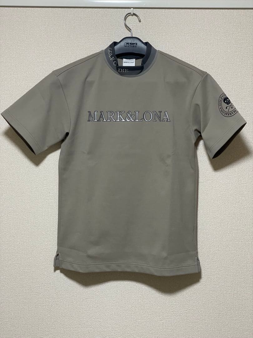 マークアンドロナ モックネックシャツ