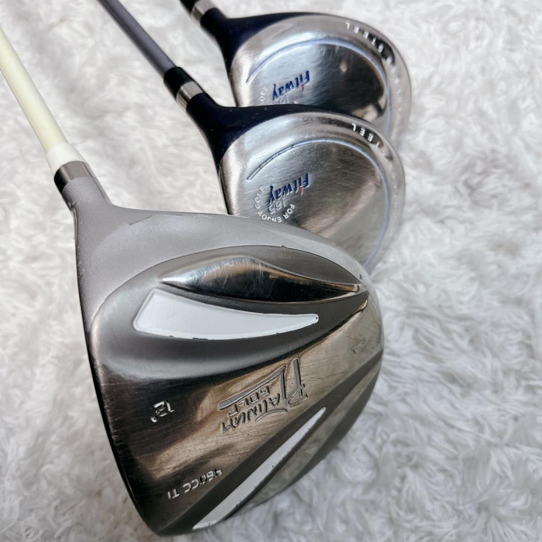初心者 ゴルフ Fitway フィットウェイ 右利き L 女性 セット クラブ
