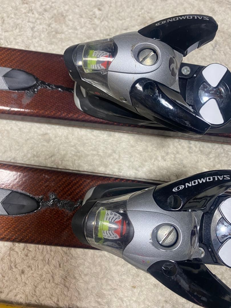 SALOMON VERSE9 170cm スキー板＋サロモンストック125cm