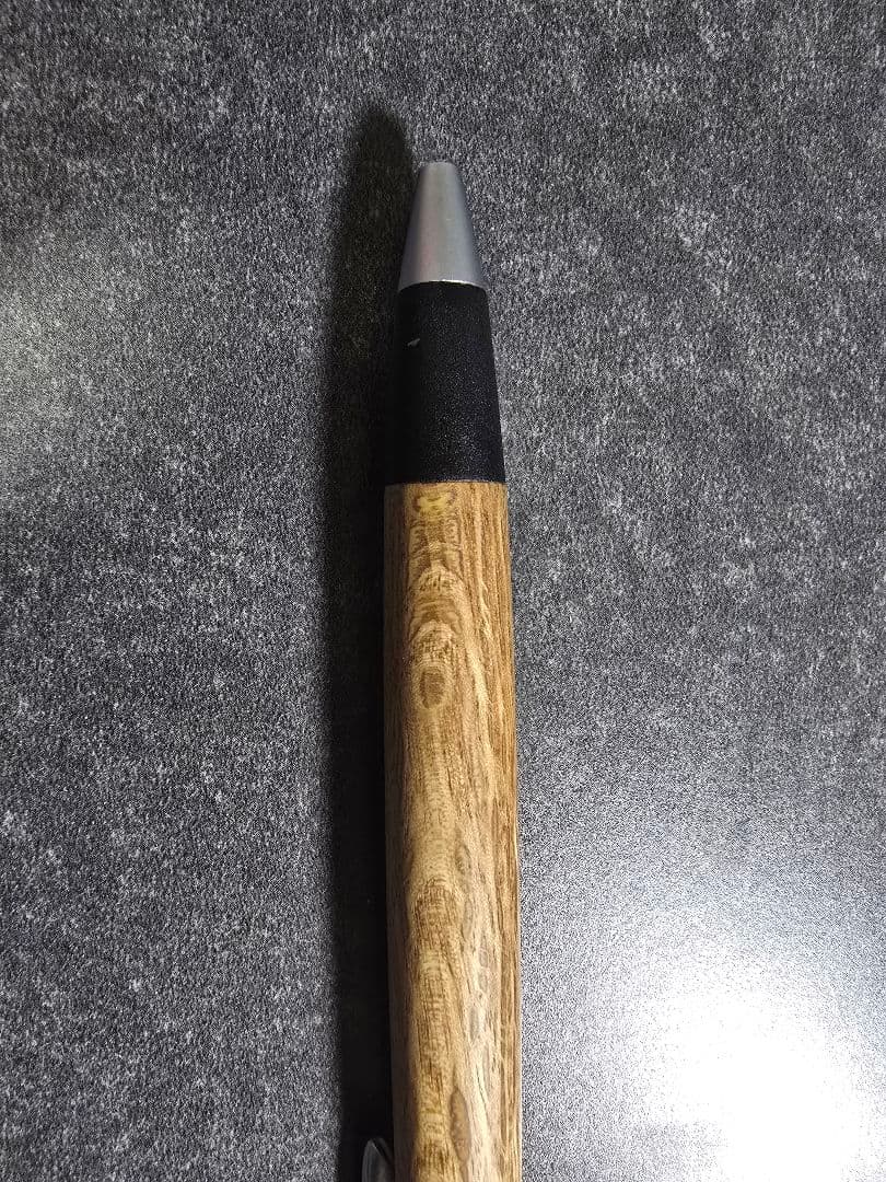 野原工芸旧型シャーペン 樫 固定式口金付き