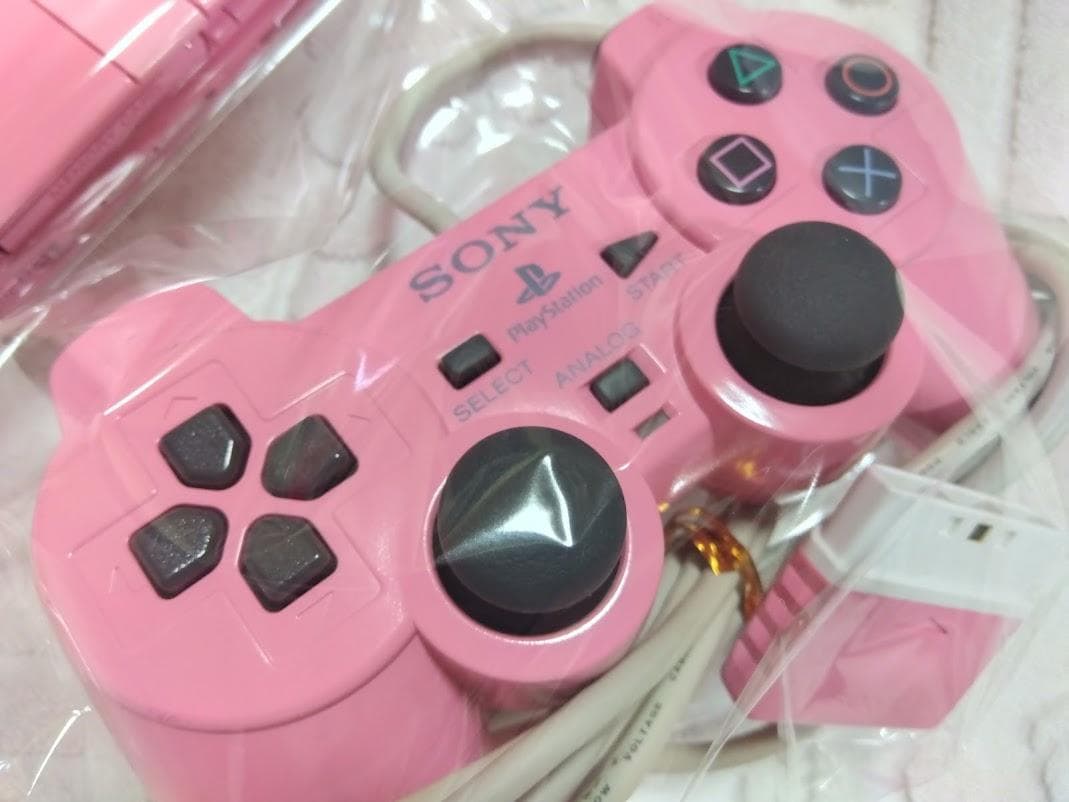 ✨完動品✨レンズ交換メンテ済✨PS2 SCPH77000PK 本体 薄型 ピンク
