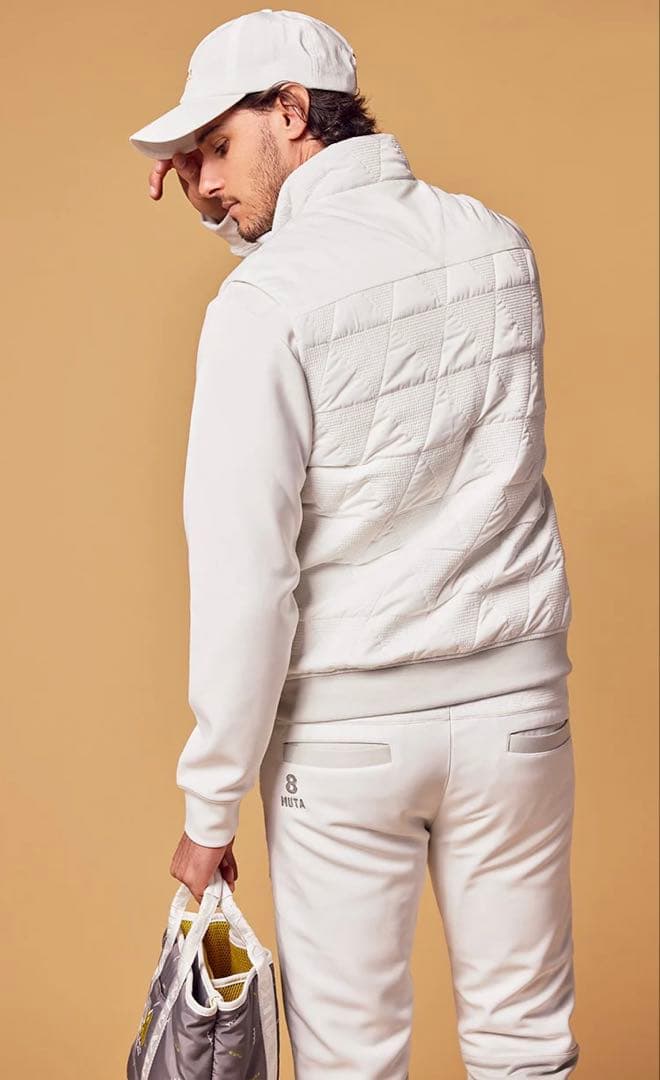 muta MARINE/ムータ マリン/ジオメトリック キルティングダウンベスト