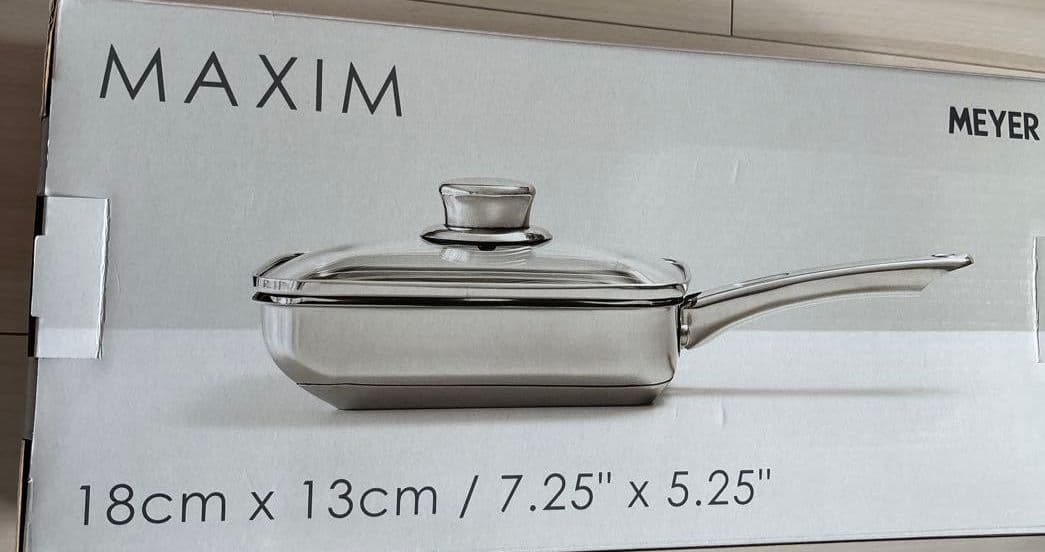 【新品未使用】マイヤーの蓋付きエッグパン サイズ:18cm×13cm