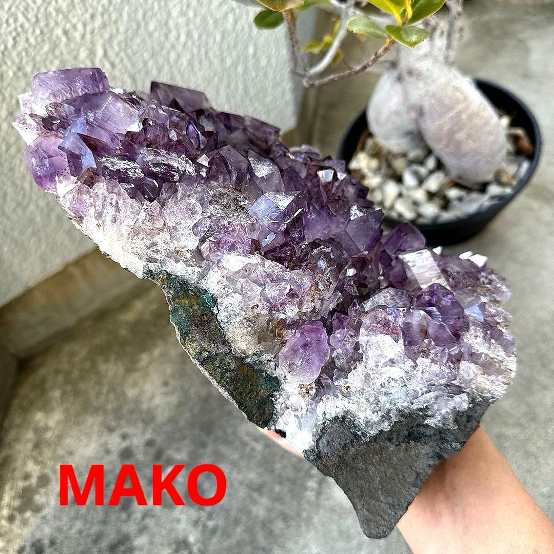 M1942☆アメジストクラスター5.2Kg☆ブラジル産☆天然石☆N60209-B