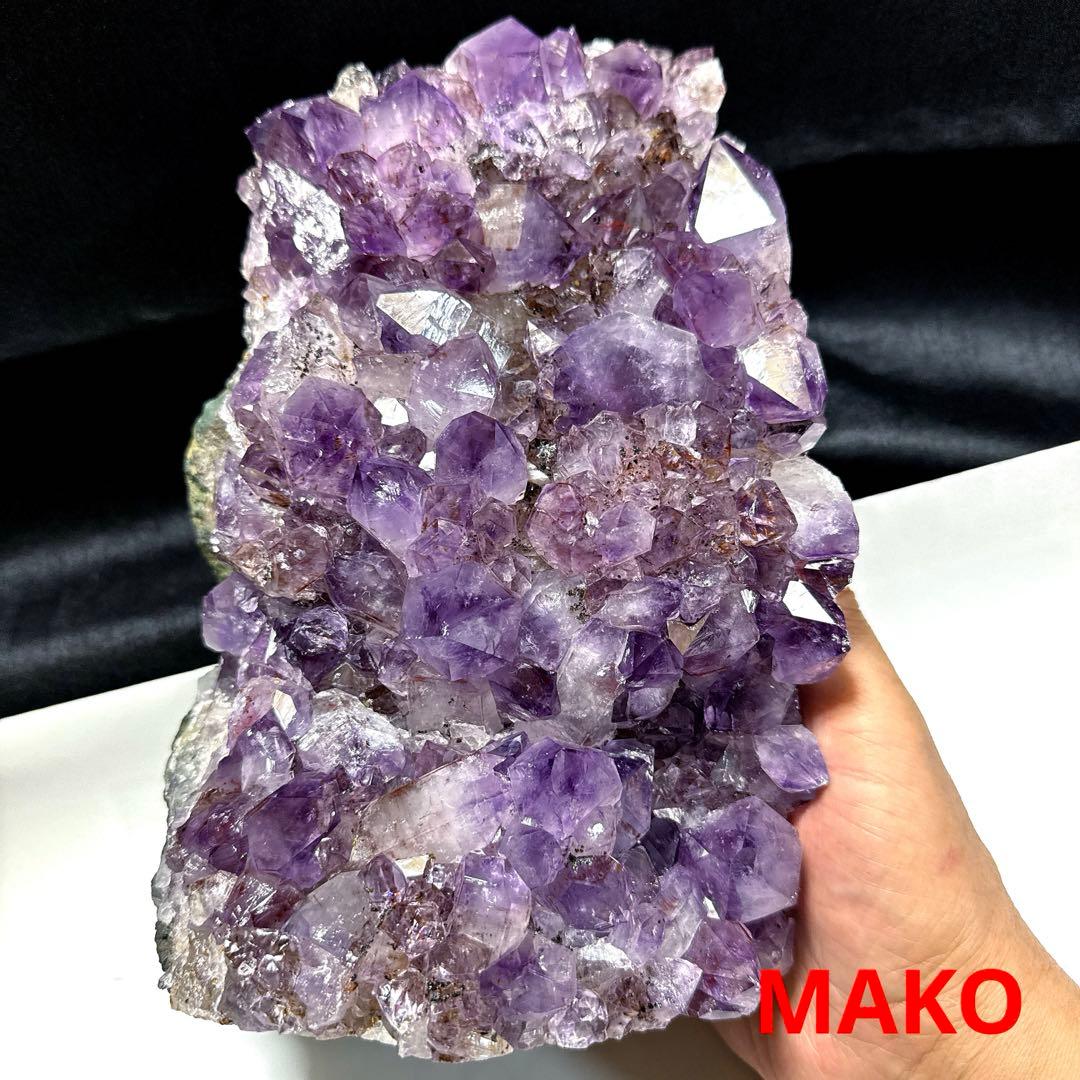 M1942☆アメジストクラスター5.2Kg☆ブラジル産☆天然石☆N60209-B