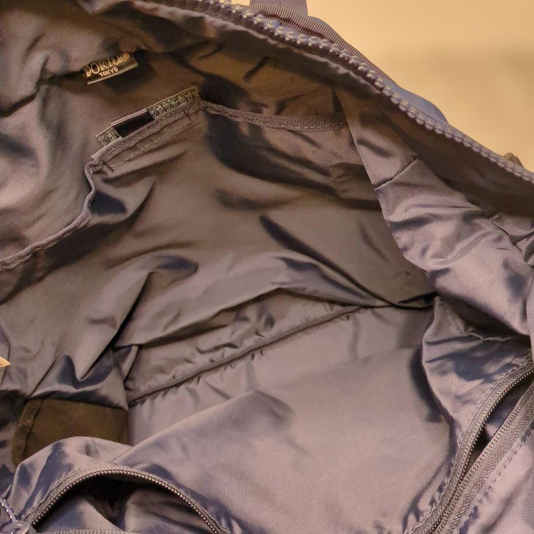 美品◆PORTER/ Bigサイズトートバッグ 廃盤品 2way　ネイビー