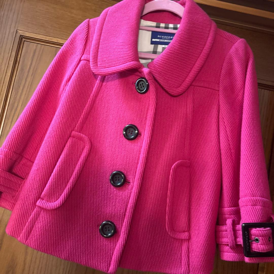 バーバリーブルーレーベルBurberry Blue label ショート丈コート