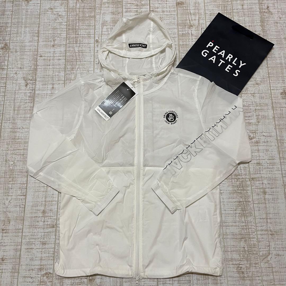 新品 ジャックバニー バリアンテックブルゾン ホワイト Mサイズ（4）