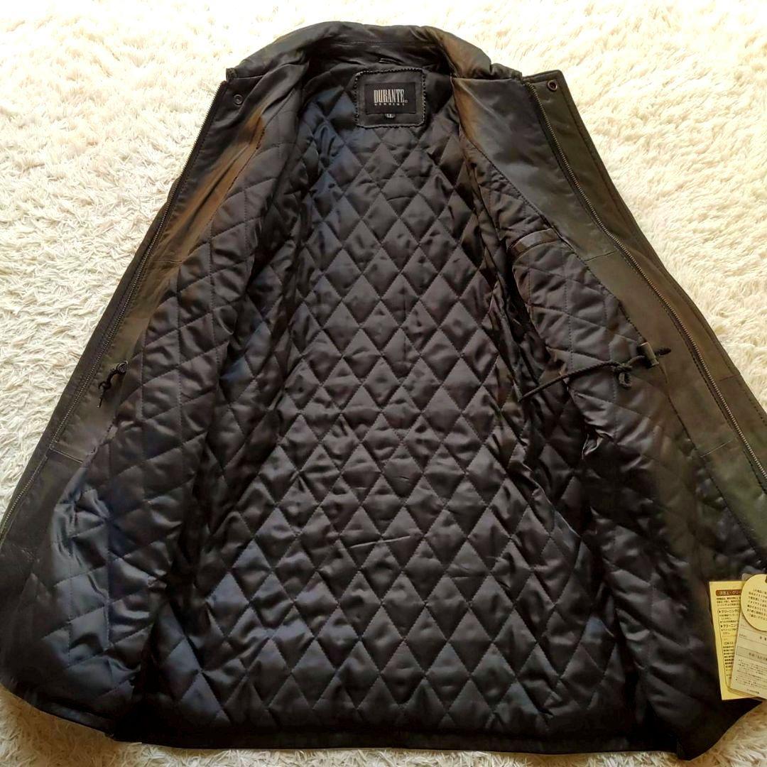 新品 80s DURANTE 羊革 レザーコート ハーフコート カーコート XL
