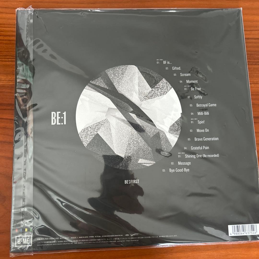 【レア】BE:FIRST ビーファースト　限定生産　LP版 レコード
