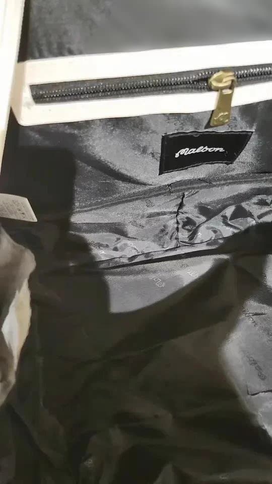 Malbon Golf 2025新作 ゴルフ用 衣類バッグ 大容量 2層式